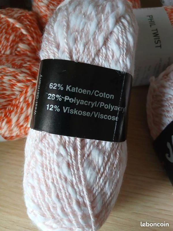 Lot of 14 balls of Phildar sevedylan yarn – photo 2